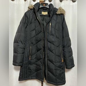Women’s Michael Kors petite medium 3/4 length puffer coat